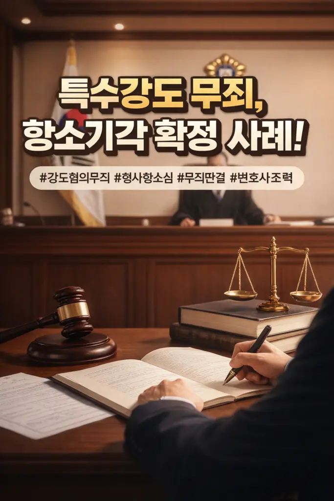 외국인 형사사건 - 특수강도 무죄사례 1 (3)